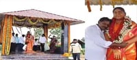 तेलंगाना के एक व्यक्ति ने अपनी दिवंगत पत्नी की पहली बरसी पर वारंगल में उनके लिए मंदिर बनवाया